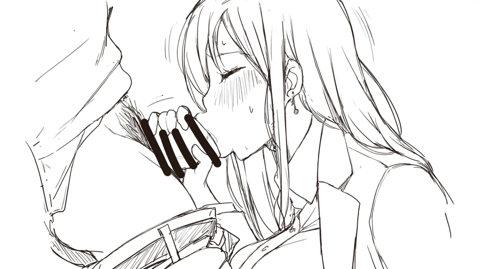 Watashi To Kareshi To Aitsu No Jijou_Rough Sketch